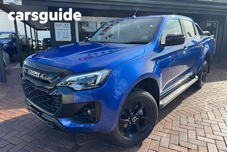 Blue 2025 Isuzu D-MAX Crew Cab Utility X-Rider (4X4)