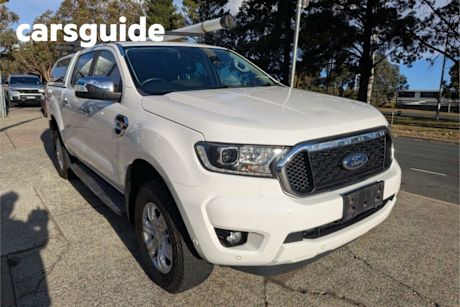 White 2021 Ford Ranger Double Cab Chassis XLT 3.2 (4X4)