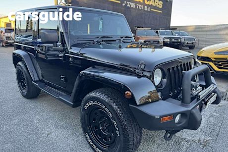 Black 2014 Jeep Wrangler Convertible SPORT (4x4) JK MY13