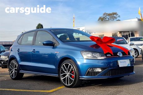 Blue 2017 Volkswagen Polo Hatchback GTI