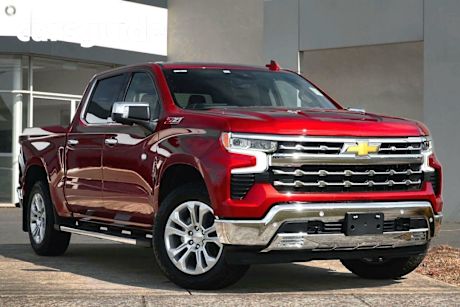 Red 2024 Chevrolet Silverado Crew Cab Pickup 1500 LTZ Premium