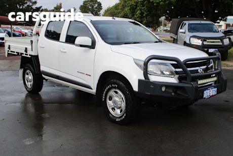 White 2019 Holden Colorado Crew Cab Chassis LS (4X4)