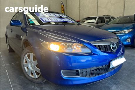 Blue 2005 Mazda 6 Sedan Limited