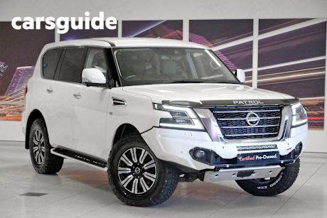 White 2020 Nissan Patrol Wagon TI (4X4)