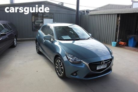 Blue 2014 Mazda 2 Hatchback Genki