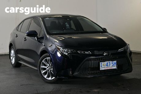 Blue 2019 Toyota Corolla Sedan Ascent Sport + Navigation