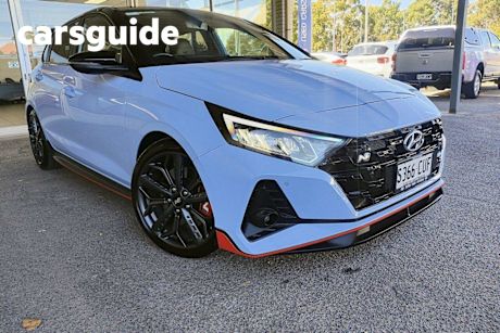 Blue 2022 Hyundai I20 Hatchback N TTR