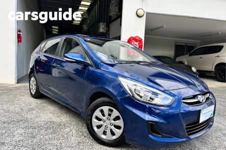 Blue 2016 Hyundai Accent Hatchback Active