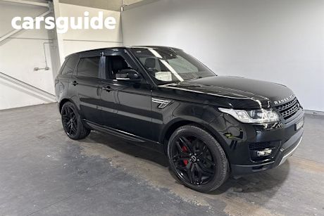 Black 2015 Land Rover Range Rover Sport Wagon 3.0 SDV6 HSE
