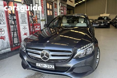 Grey 2015 Mercedes-Benz C250 Wagon Bluetec