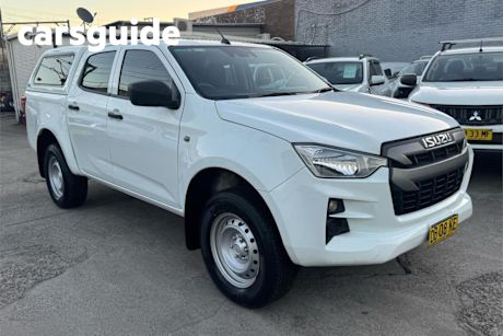 White 2021 Isuzu D-MAX Crew Cab Utility SX (4X2)