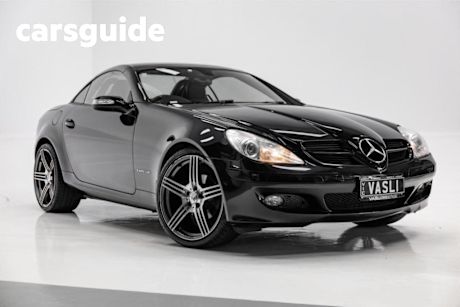 Black 2005 Mercedes-Benz SLK200 Convertible Kompressor