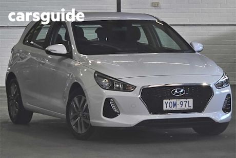 White 2020 Hyundai I30 Hatchback Active