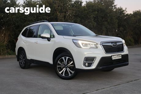White 2020 Subaru Forester Wagon 2.5I Premium (awd)