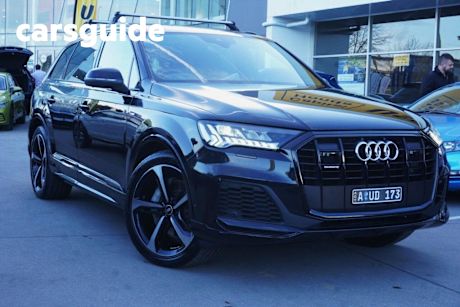Black 2021 Audi Q7 Wagon 50 TDI Quattro S Line Mhev