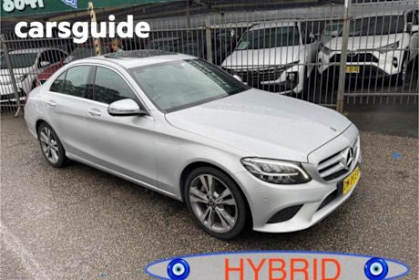 Silver 2019 Mercedes-Benz C200 Sedan