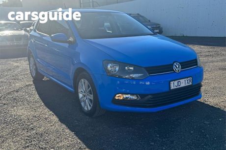 Blue 2017 Volkswagen Polo Hatchback Urban (66Tsi)