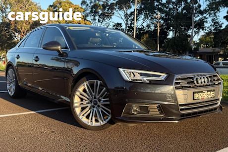 Blue 2016 Audi A4 Sedan 2.0 TDI Quattro S Tronic Sport