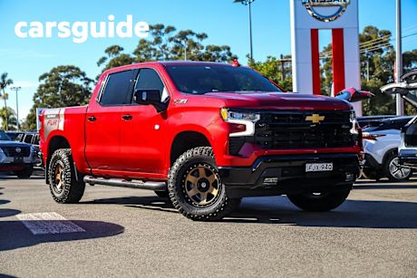 Red 2024 Chevrolet Silverado Crew Cab Pickup 1500 LTZ Premium