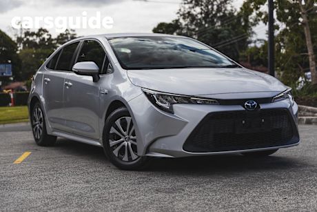 Silver 2020 Toyota Corolla Sedan Ascent Sport (hybrid)