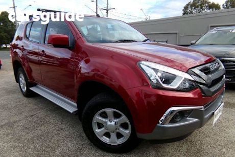 Red 2020 Isuzu MU-X Wagon LS-M (4X4)