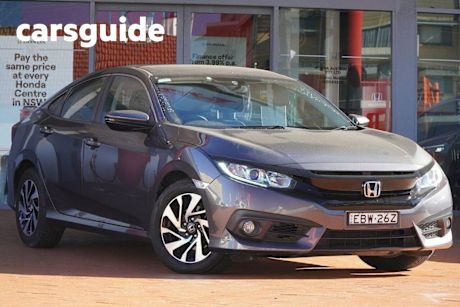 Grey 2018 Honda Civic Sedan VTI-SL (luxe) Limited Edition