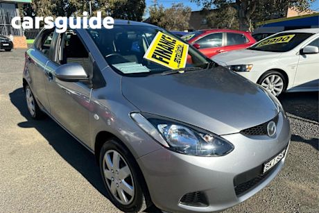 Silver 2009 Mazda 2 Hatchback NEO
