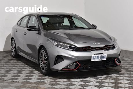 Grey 2022 Kia Cerato Hatchback GT