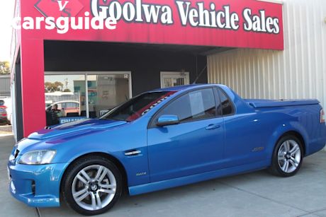 Blue 2008 Holden Commodore Utility SS