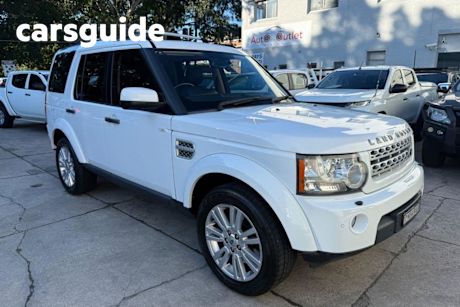 White 2013 Land Rover Discovery 4 Wagon 3.0 TDV6