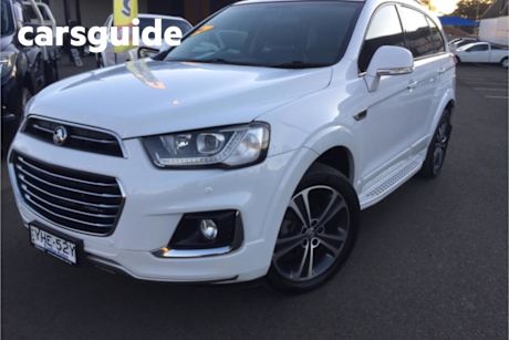 White 2016 Holden Captiva Wagon 7 LTZ (awd)