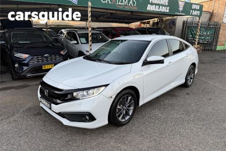 White 2020 Honda Civic Sedan VTI-S