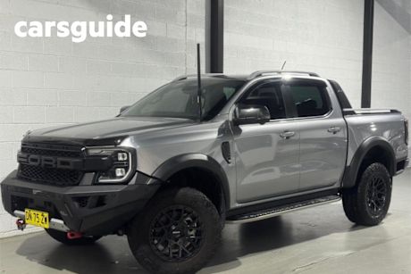 Grey 2023 Ford Ranger Double Cab Pick Up Wildtrak 3.0 (4X4)