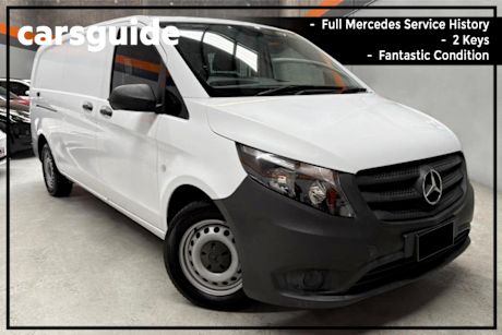 White 2017 Mercedes-Benz Vito Van 116 Bluetec LWB