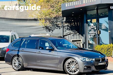 Grey 2015 BMW 330I Wagon Touring Sport Line