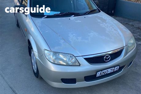 Silver 2002 Mazda 323 Hatchback Astina