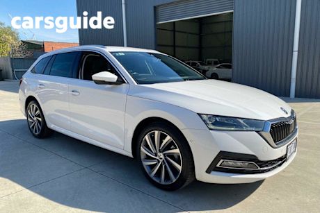 White 2021 Skoda Octavia Wagon 110 TSI Ambition