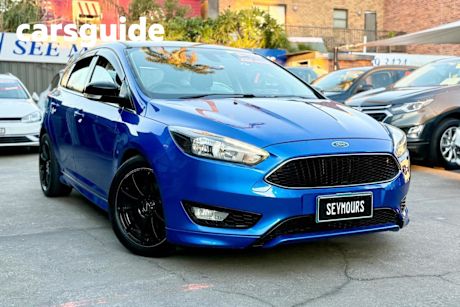 Blue 2016 Ford Focus Hatch SPORT LZ