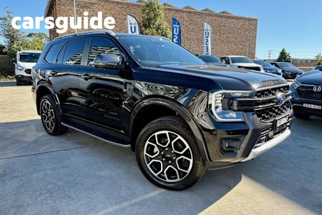 Black 2023 Ford Everest Wagon Wildtrak Special Edition (4WD)