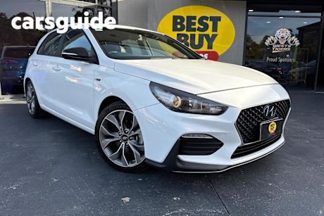 White 2020 Hyundai I30 Hatchback N Line