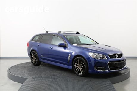 Blue 2016 Holden Commodore Sportswagon SS