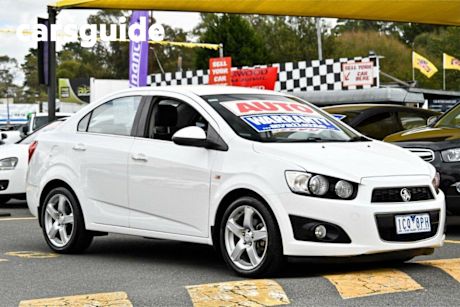 White 2014 Holden Barina Sedan CDX