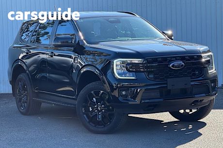 Black 2023 Ford Everest Wagon Sport (rwd)