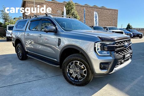 Silver 2022 Ford Ranger Double Cab Pick Up Wildtrak 2.0 (4X4)