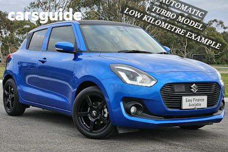 Blue 2017 Suzuki Swift Hatchback GLX Turbo