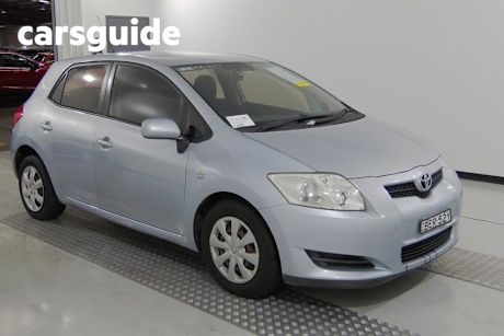 Blue 2007 Toyota Corolla Hatchback Ascent