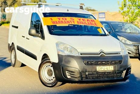White 2017 Citroen Berlingo Van 1.6 HDI ETG Long