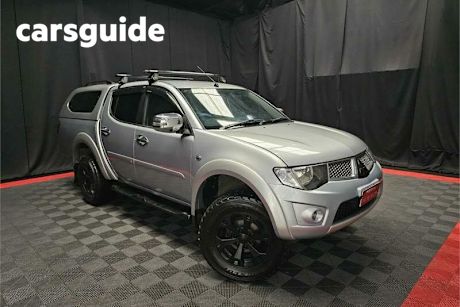 Silver 2014 Mitsubishi Triton Double Cab Utility GLX-R (4X4)