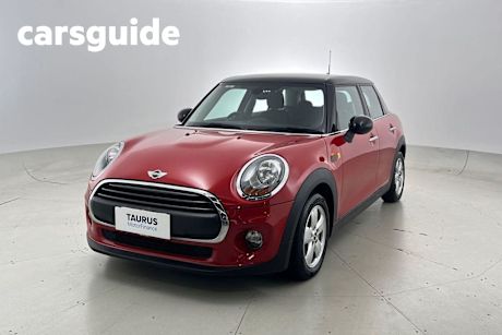 Red 2016 Mini Cooper Hatchback