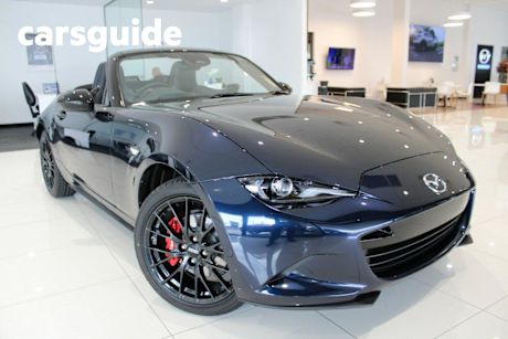 Blue 2024 Mazda MX-5 Convertible G20 Roadster GT